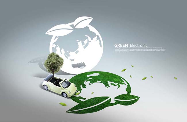 地球環(huán)保科技設(shè)計(jì)PSD素材